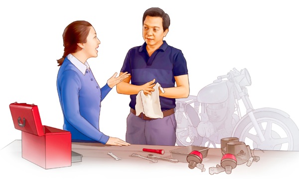 Tọkọtaya jọ ń sọ̀rọ̀ nípa ìṣòro wọn