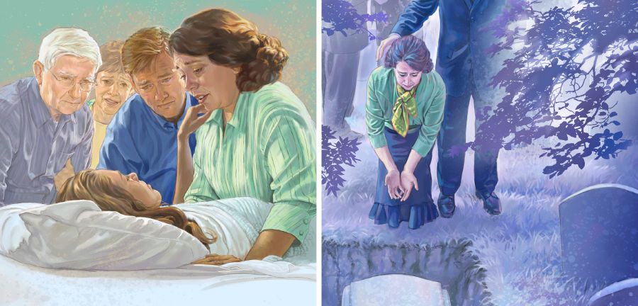 Ọmọbìnrin kan kú, ìdílé rẹ̀ sì ń ṣọ̀fọ̀ rẹ̀