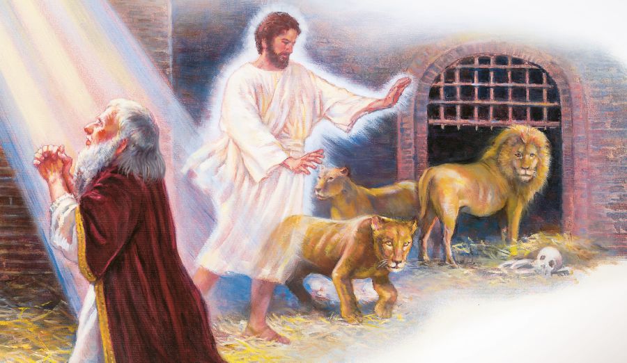 Áńgẹ́lì kan kò jẹ́ kí àwọn kìnnìún pa Dáníẹ́lì lára