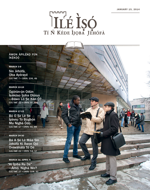 Àwọn Ẹlẹ́rìí Jèhófà rèé lóde ẹ̀rí