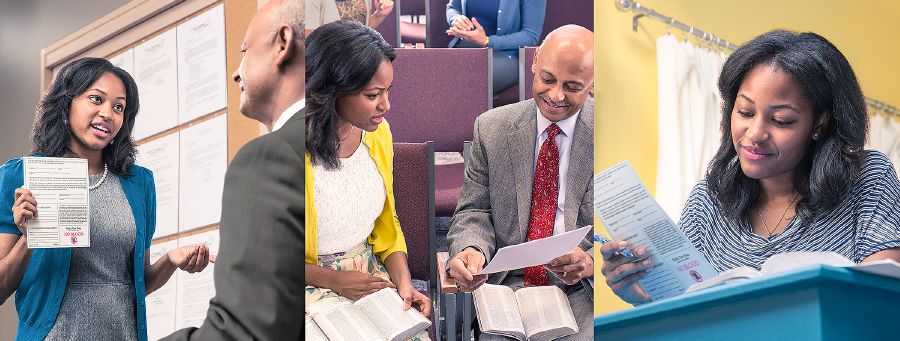 Arábìnrin kan lọ bá alàgbà kan nípa káàdì DPA rẹ̀, wọ́n jọ gbé e yẹ̀wò, arábìnrin náà sì lọ kọ̀rọ̀ kún un fúnra rẹ̀