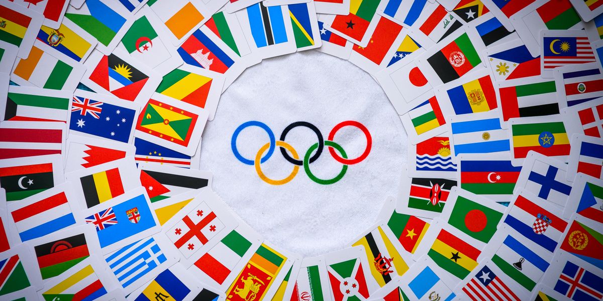 Nuu ca bandera sti’ stale guidxi guidubi vuelta sti’ ca aníu olímpico.
