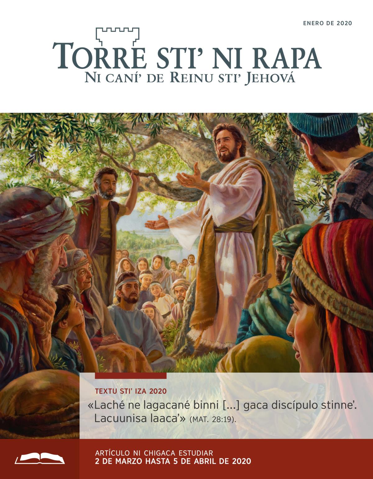 Torre stiʼ ni rapa (revista de estudiu), marzo de 2020.