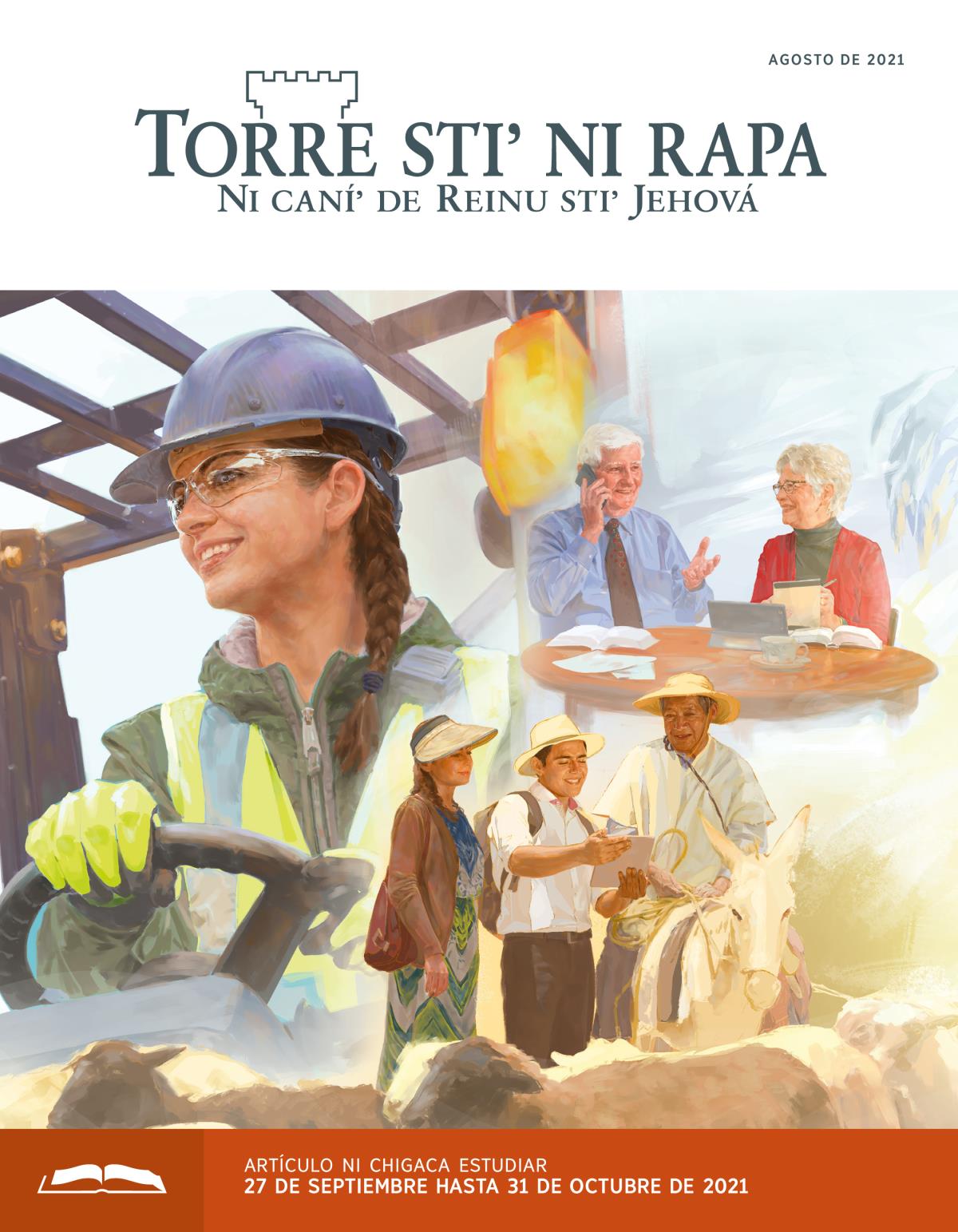 Torre stiʼ ni rapa (revista de estudiu), agosto de 2021.